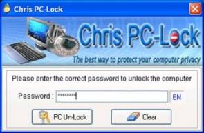 Chris PC Lock v 2.80 + Rus Скачать бесплатно