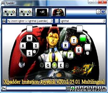 Xpadder Imitation Joystick v2012.05.01 Multilingual Скачать бесплатно