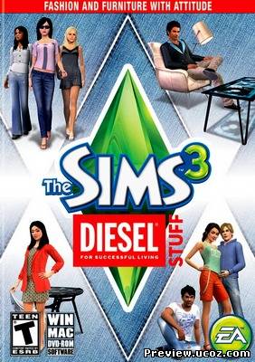 The Sims 3: Каталог - Diesel / The Sims 3: Diesel Stuff (2012/RUS/ENG/MULTi17-RELOADED)