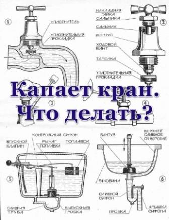 Капает кран. Что делать?