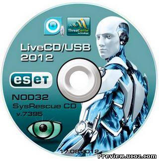 ESET NOD32 LiveCD Live USB v.7395 RusEng (17.08.2012) + Руководство пользователя