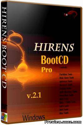 Hiren's BootCD Pro 2.1 (RUS/ENG) Скачать бесплатно