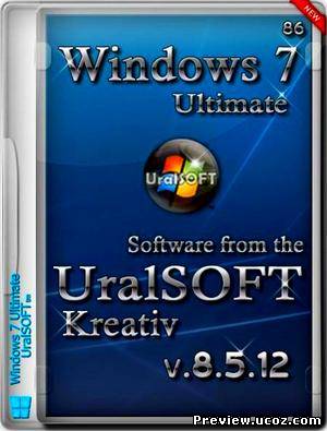 Windows 7 x86 Ultimate UralSOFT Kreativ v.8.5.12 (2012/RUS) Скачать бесплатно
